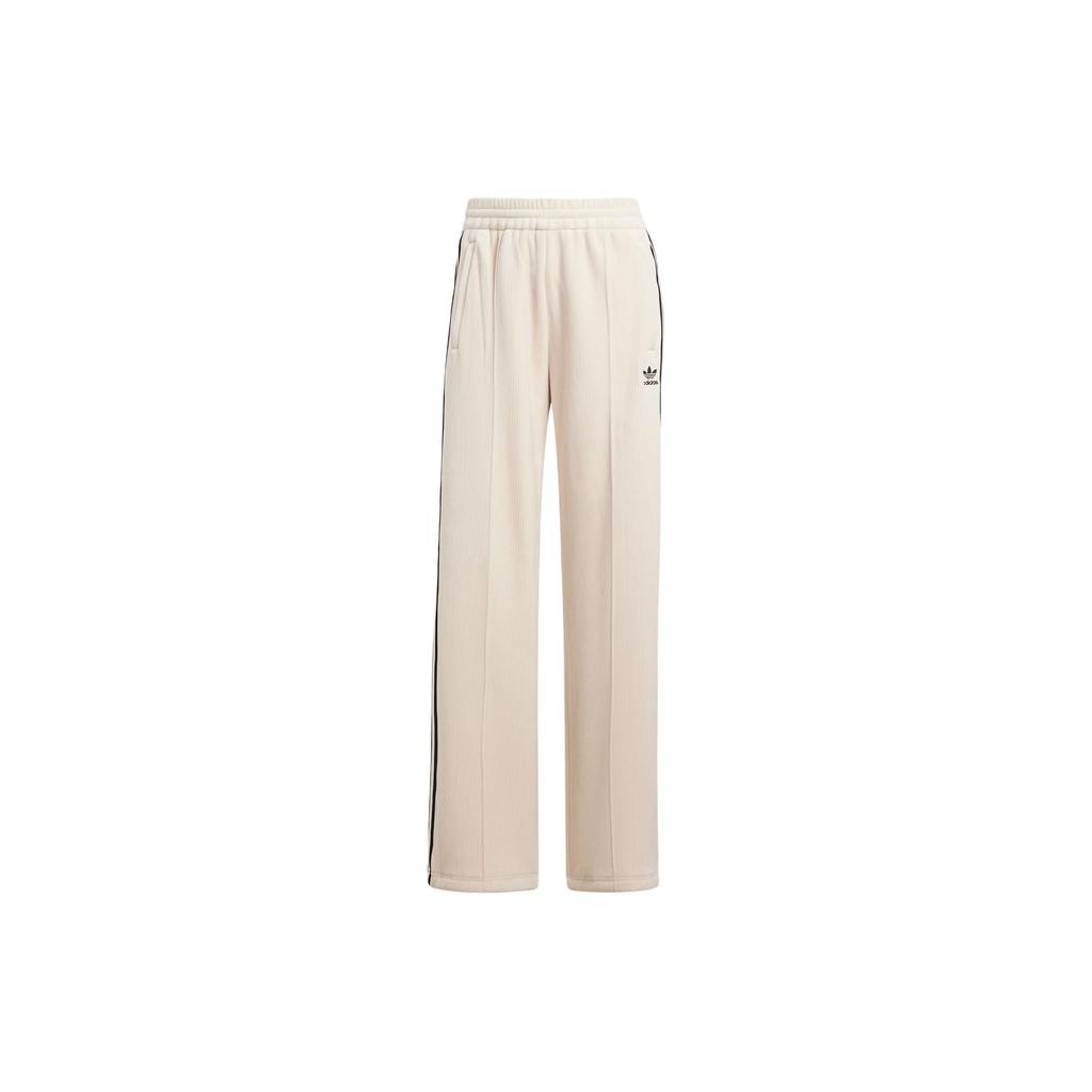 Adidas Originals Premium Beckenbauer Luxe Track Pants With Three Stripes And Elastic Waist Women Bottoms Wonder-White IY2911