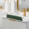 Kitchen Sink Splash Guard Flexible Silicone Water Barrier with Suction Cups Universal Water Retaining Board for Countertops