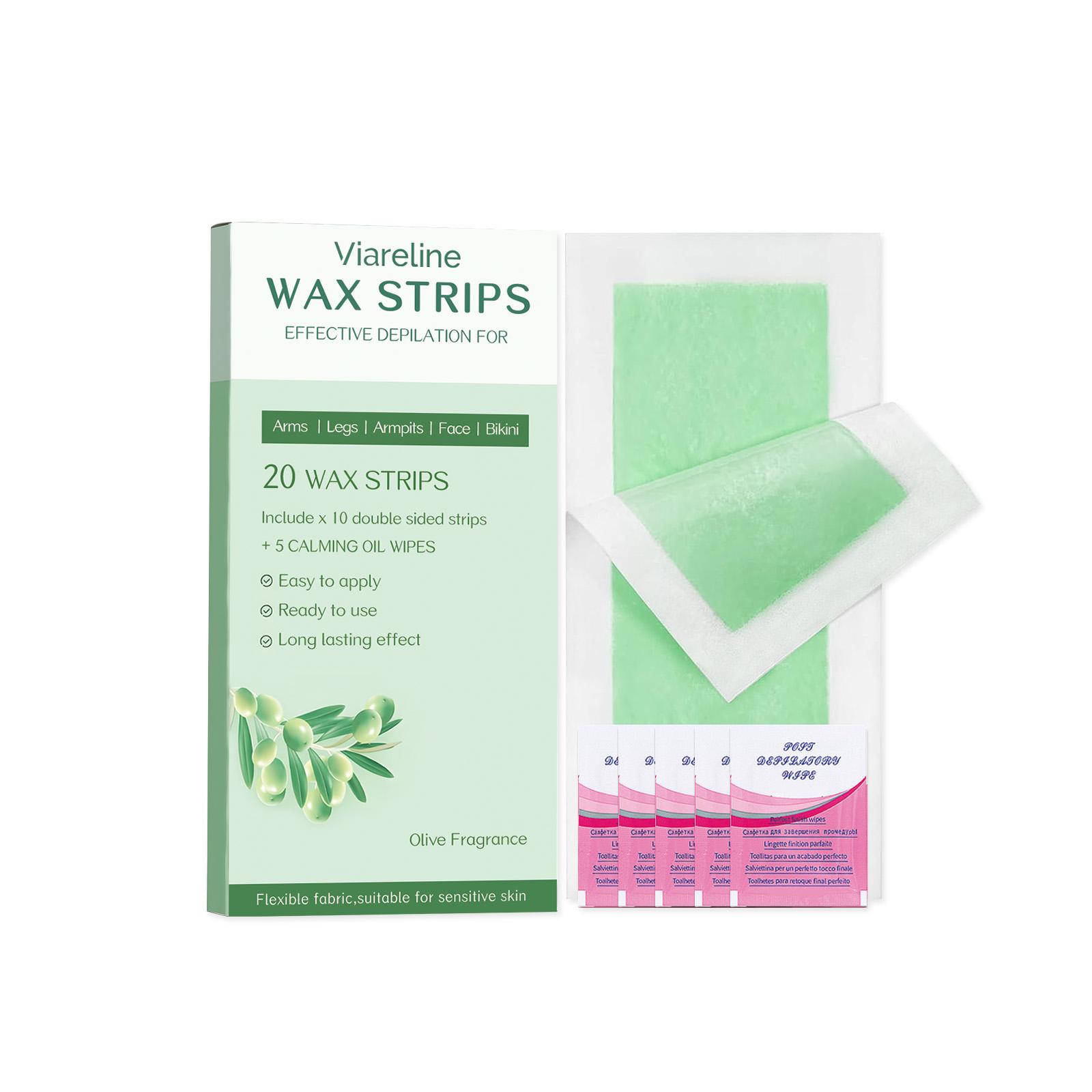 

Professional Hair Removal Wax Strips Gently remove fine vellus hair from the root Depilation for Leg Body Face Useful