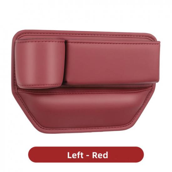 Leather Car Seat Gap Organizer Multifunction Console Crevice Filler Side Storage