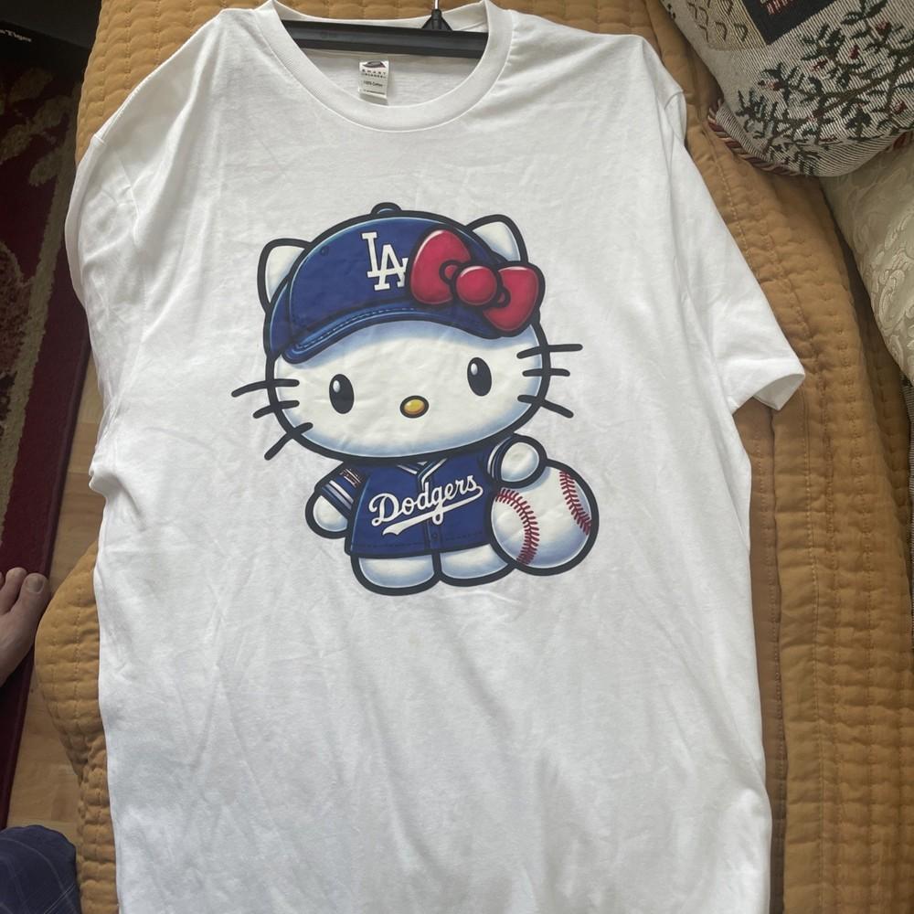 Футболка с коротким рукавом Dodgers Унисекс Концерт S-5XL LO336 Унисекс Футболка XXXXL