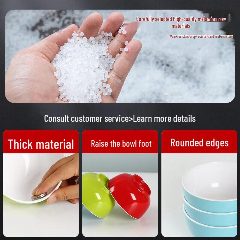 A8 Tempered Melamine Two-Color Bowl