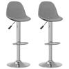 Day and Night - Day and Night Kitchen Stools 2 Units Gray Fabric