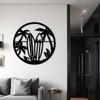 Iron Wall Sculpture 1pc 30cm Surfing Theme Home Decor Boho Living Room Bar Minimalist Aesthetic Beach Apartment