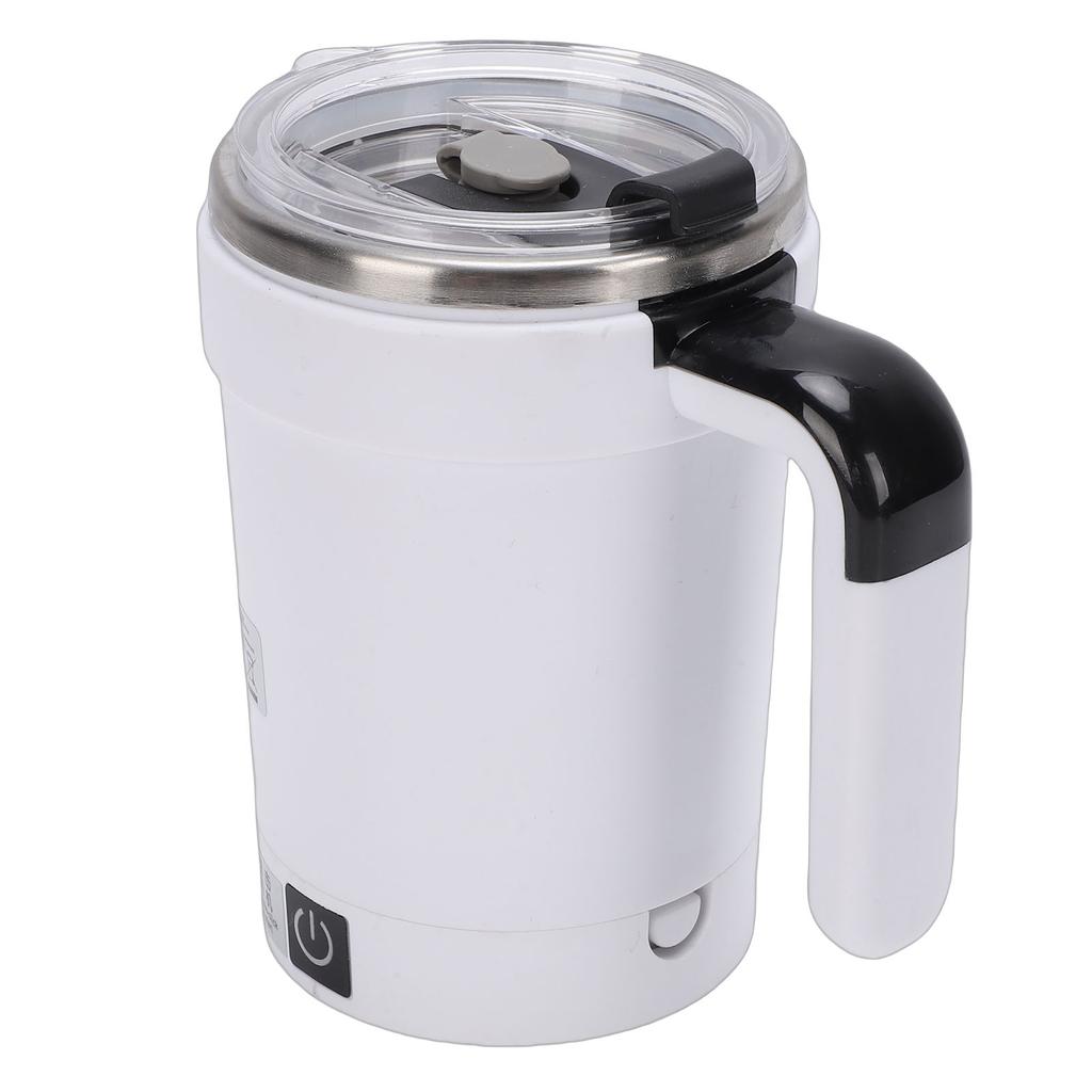 Self Stirring Mug Stainless Steel Automatic Magnetic Coffee Mug USB Rechargeable 380ML Capacity with Straw