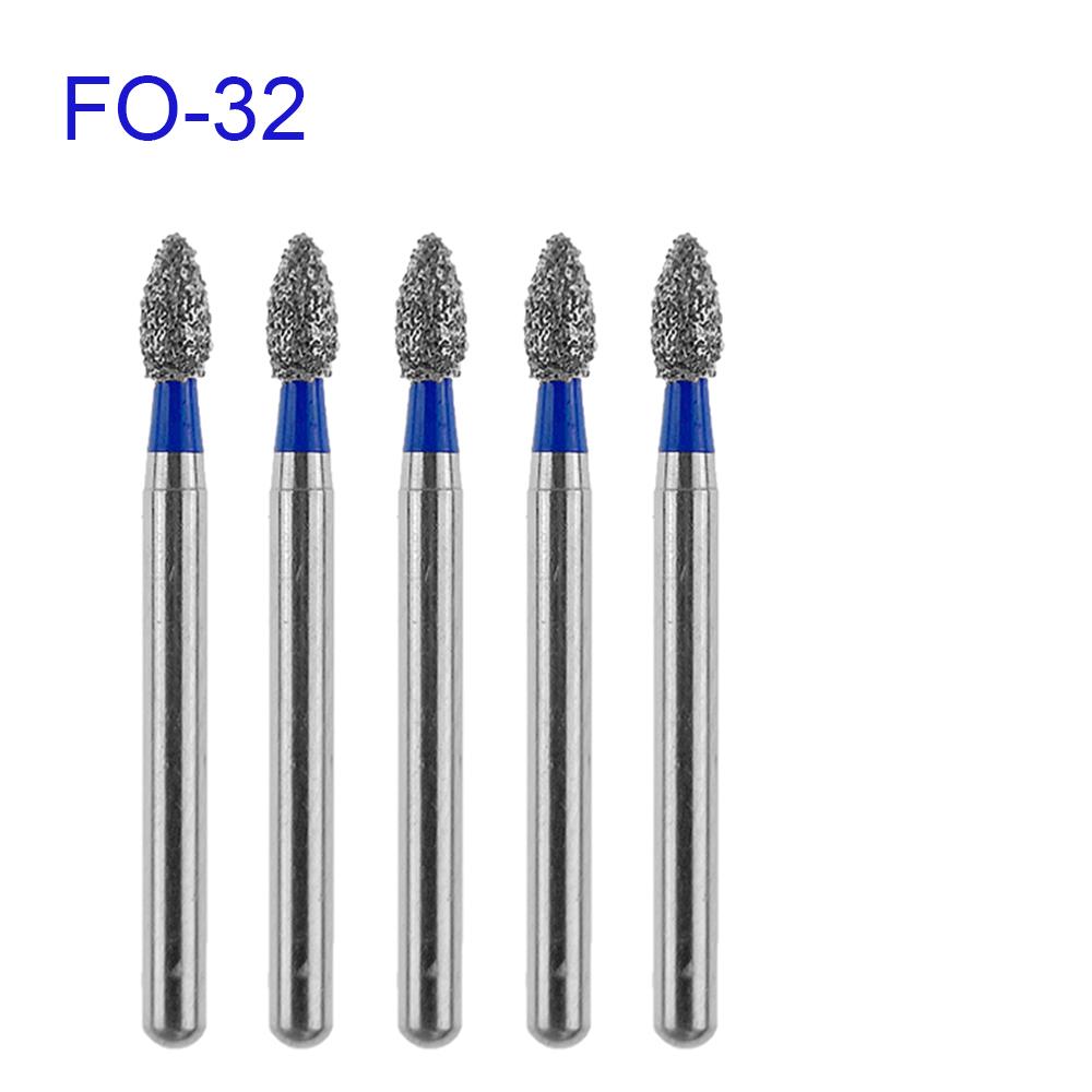 5Pcs/Pack, Jnsur Dental Diamond Burs Dental Drills For High Speed Handpiece Fg Dia 1.6Mm Dental Lab Technican Dentistry Material