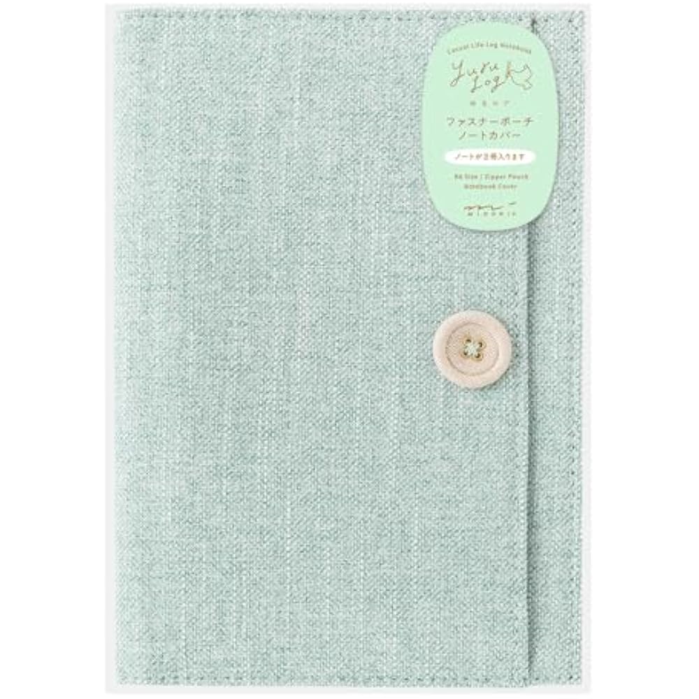 Midori notebook cover loose log B6 cloth light blue 15361006
