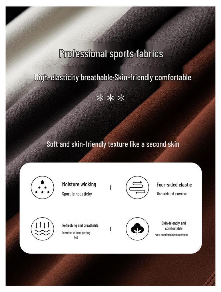 Damski Zestaw Sportowy Wysokiej Klasy Jesień/Zima 2024 - Strój do Jogi, Pieszej Turystyki i Biegania ze Spódnicospodniami.