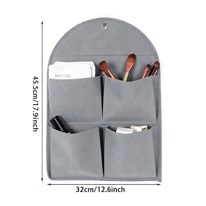 1PCS Wall Door Hanging Storage Bag Makeup Organizer Felt Insert Bag Sundries Storage Pouches For Keys Cosmetics Jewelry