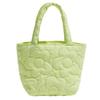 Queen-b Floral Print Handbag, Polyester, Simple Floral Design, Cute, Stylish, Quilted, Lightweight, Small, Mini, Perfect for Walks, Lunch, and
