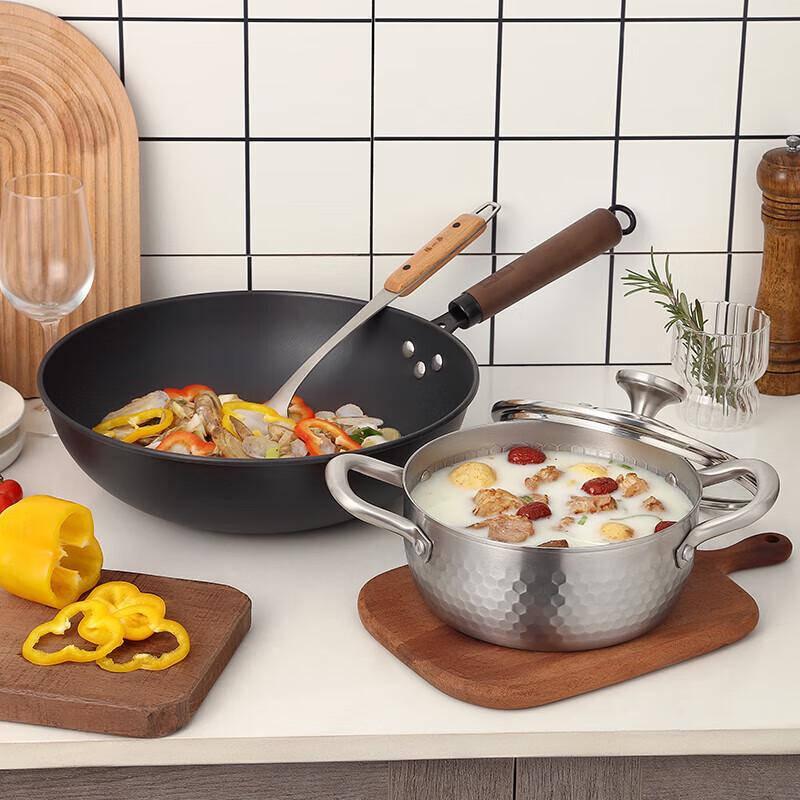 Zhang Xiaoquan Hammered Stainless Steel Cookware Set