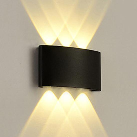 Alluminum LED Wall Lamp 4W/6W/8W IP65 Waterproof Wall Porch Lights Outdoor Lighting Garden Sconce Lamp 85-265V for Bedroom Home Decor