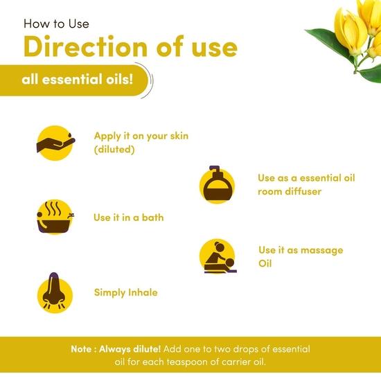 Huile Essentielle Ylang Ylang Naturalis Essence de la Nature pour Soin des Cheveux et de la Peau - 15ml