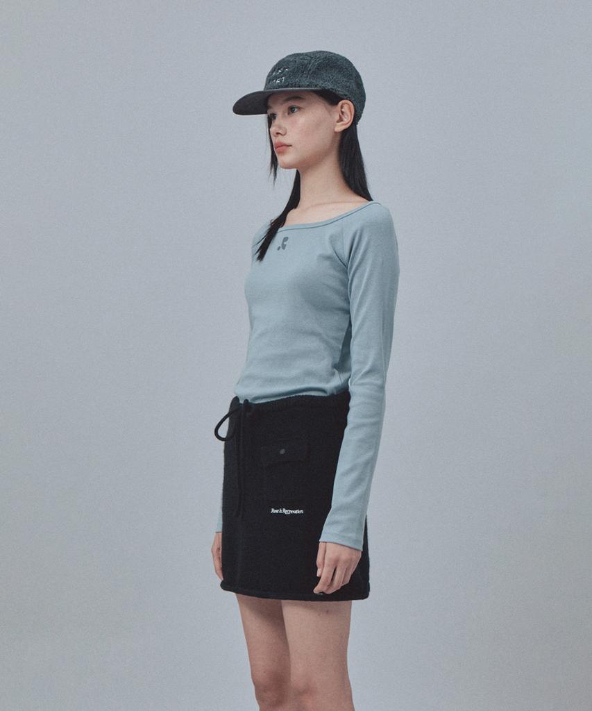 REST&RECREATION Fleece Camp Cap - Charcoal