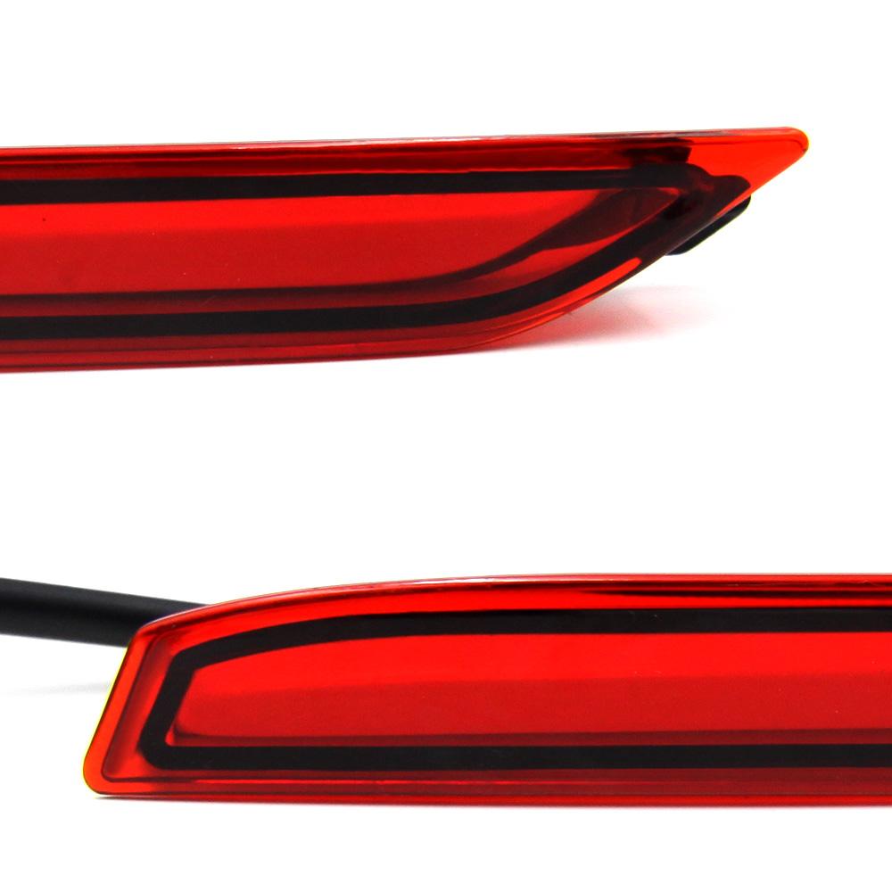 For LEXUS NX 2018 COB Car Rear Bumper Lamps Rear Reflector Lights DRL Brake Stop Lamp Accessories 1 Pair