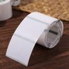 230Pcs Transparent Blank Label Sticker DIY Square/Round Thermal Printing Paper Tear Resistant Waterproof Name Tag Sticker