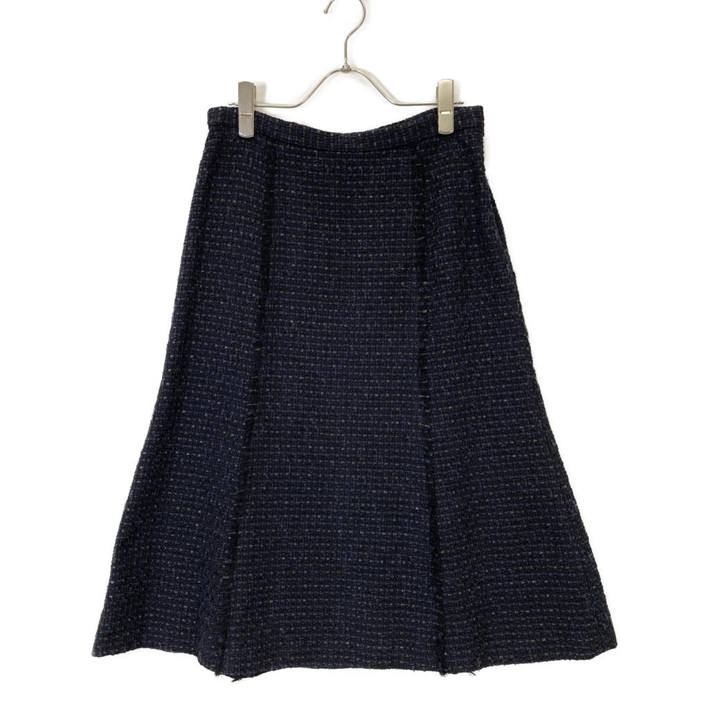 DRESSTERIOR 085-78002 Tweet Skirt skirt 38 NavyUsed