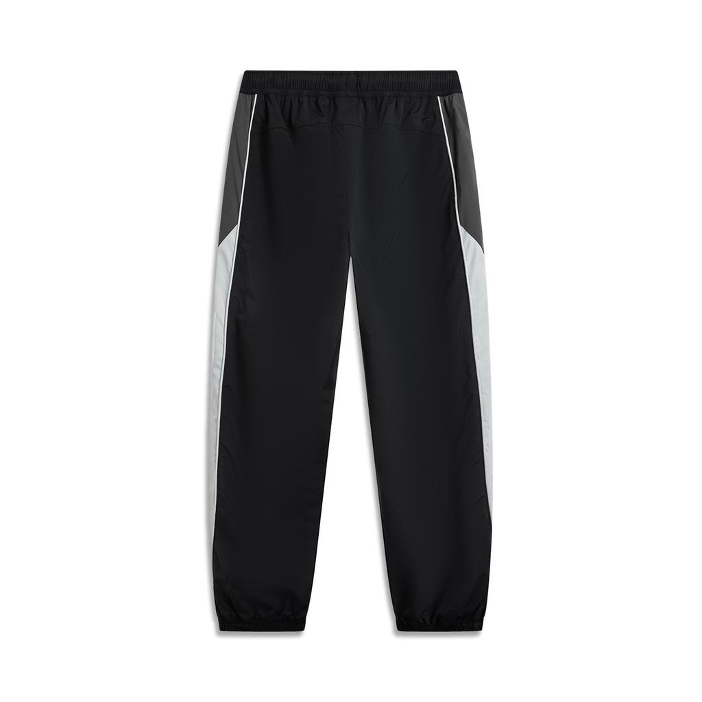 Li-Ning Sports Lifestyle Series Windproof Water-Repellent Logo Color-Block Casual Pants Men Bottoms AYKW451-1