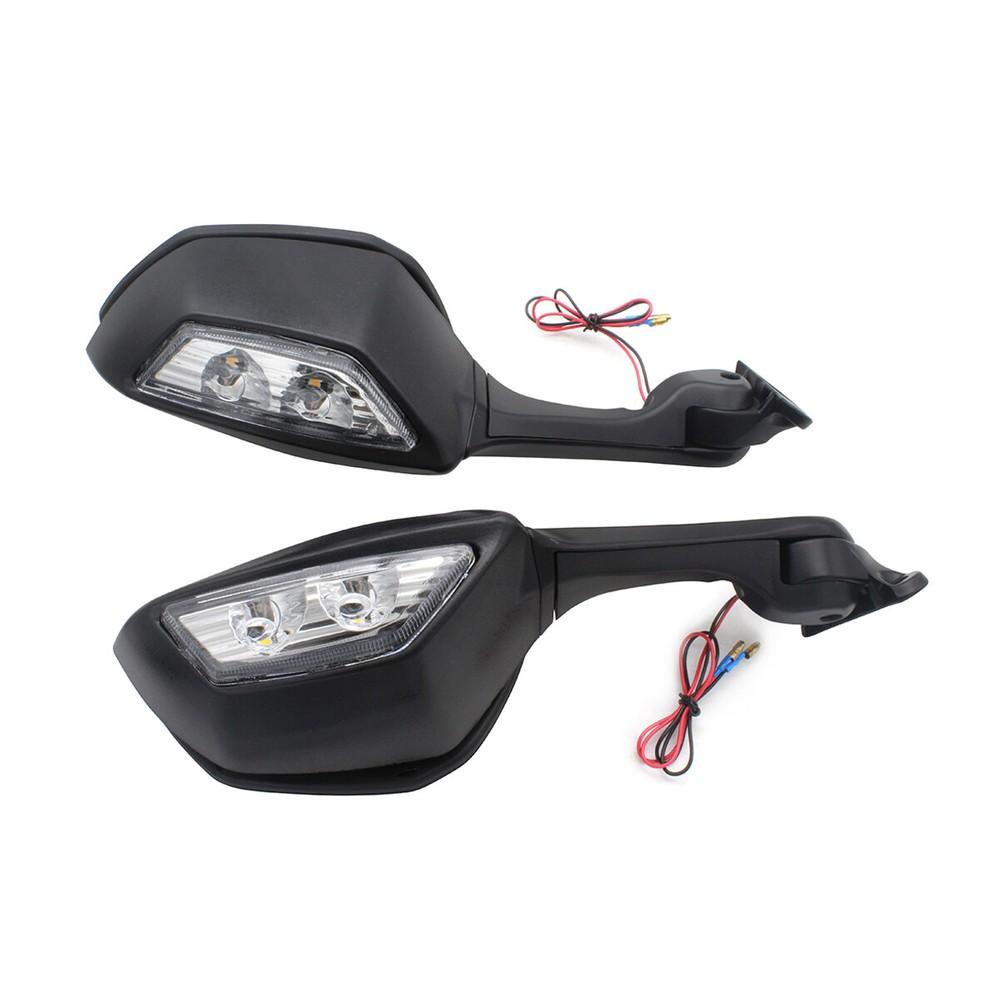 1 Pair For KAWASAKI NINJA ZX10R ZX-10R ZX 10R 2011-2015 Motorcycle Mirror LED Turn Light Signals Moto Rearview Mirrors