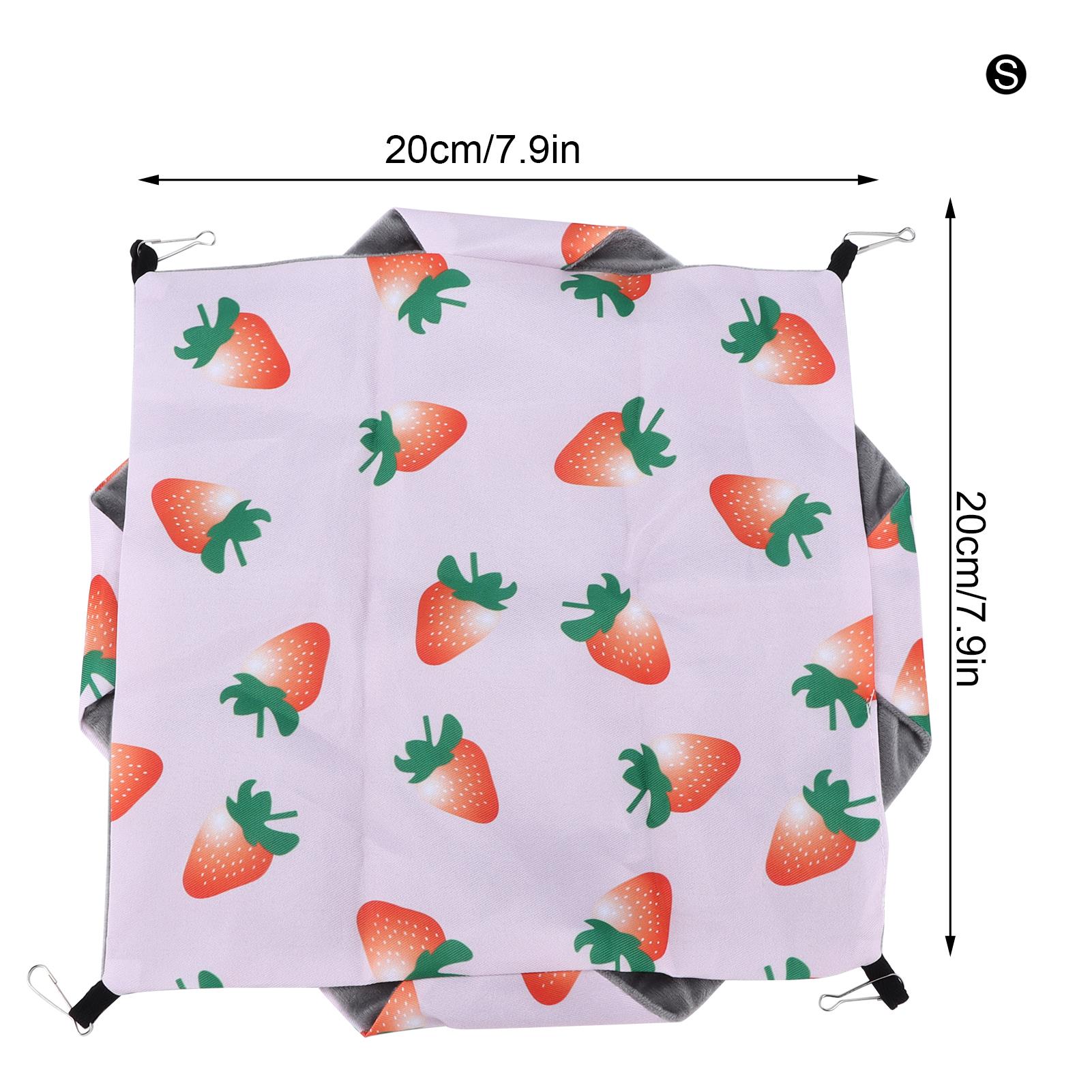 

Pet Hamster Hanging Hammock Summer Double Sided Hammock Suitable For Parrots Rabbits Mice Squirrels