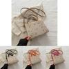 Stylish 2024 Woven Handbag Trendy Casual Shoulder Tote Bag For Everyday Use