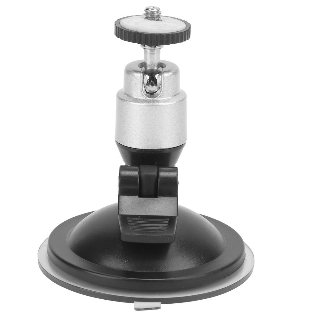 Universal Adjustable Alloy and Plastic InCar Suction Cup Mounting Adapter Base Accessory(Silver )