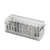 Transparent Dustproof Jewelry Box: Crystal Wenwan Bracelet & Necklace Storage Organizer