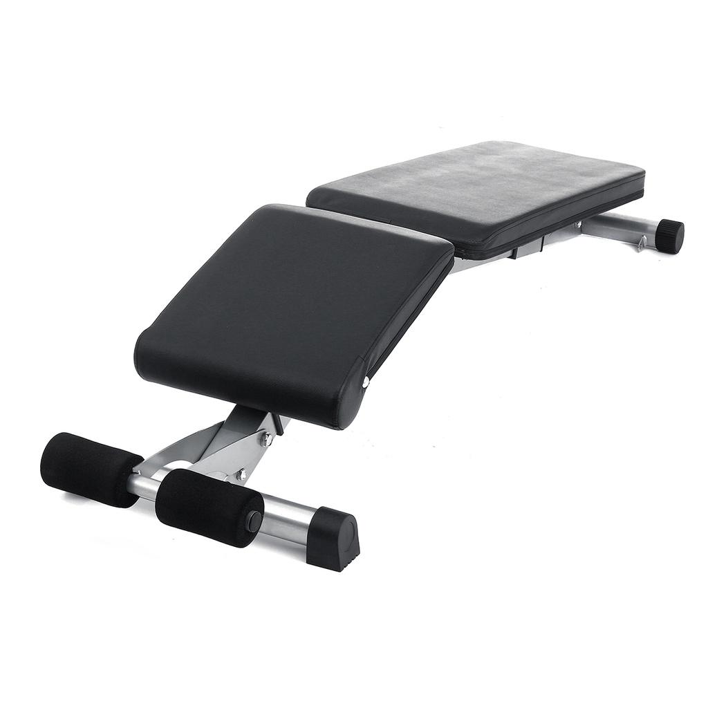 2 in 1 Adjustable Foldable Sit Up Ab Benches Bench Press Dumbbell Stool Board Multifunction Sit-ups Trainer Sports Equipment 82x27.5cm