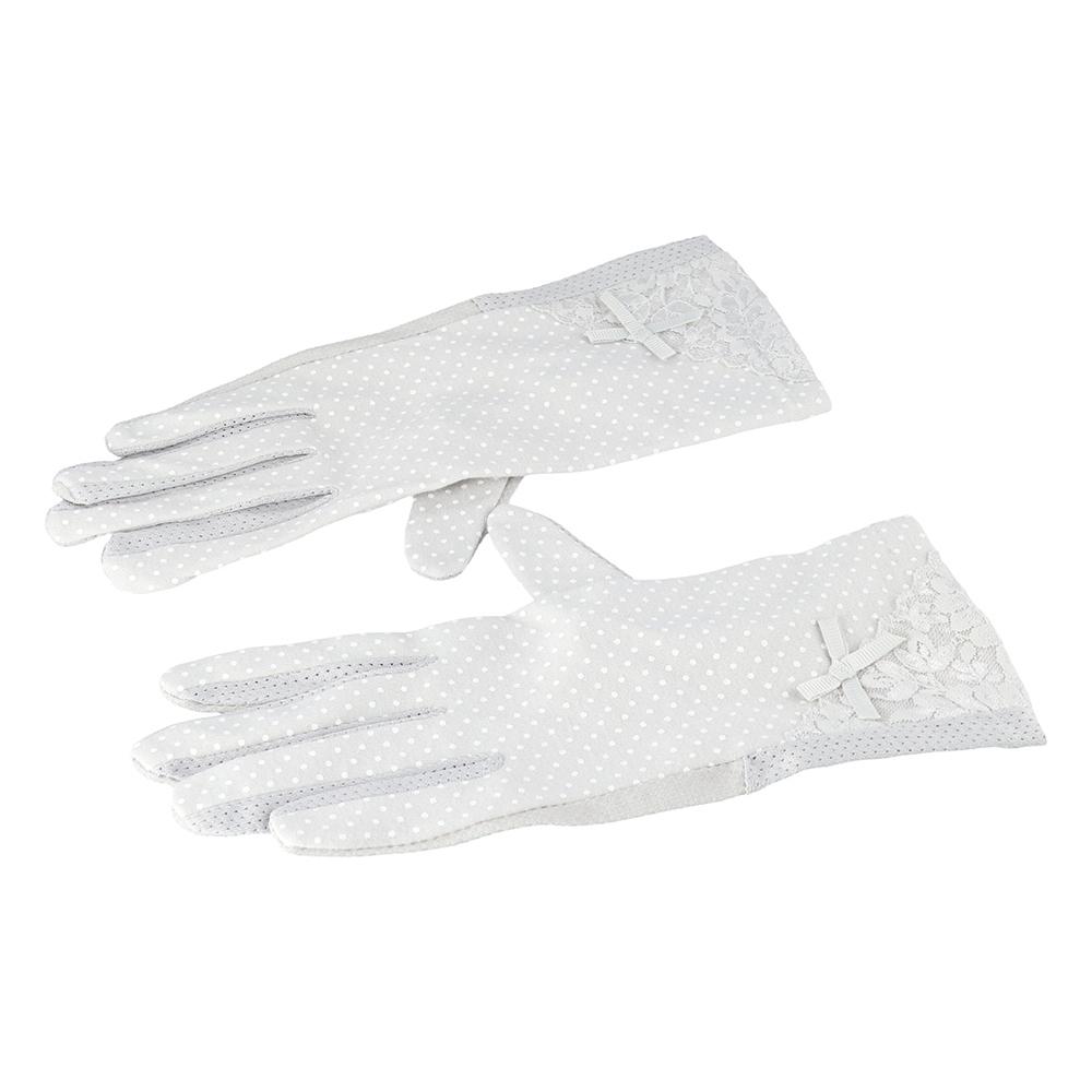 Summer Stretch Slip Resistant Breathable Driving Glove Lace Gloves Sunscreen Gloves