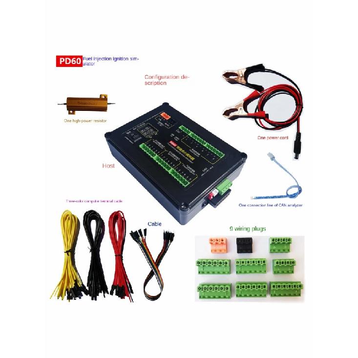 Upgraded PD60+ Diesel Vehicle Computer Board Fuel Injection Ignition Simulator ECU Maintenance Platform Tester