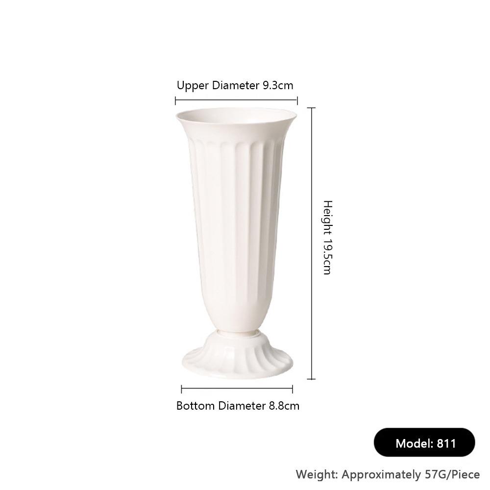 

Simple Design Flower Arrangement Vase Plastic Desktop Vase Modern Flower Bottle Office Decor S