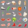 50 Cute Cartoon Food Stickers: Waterproof, Fresh & Fun for Kids' Graffiti, Phones, Laptops, and More!