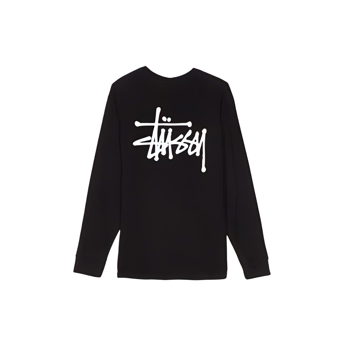 Stussy Klasisks Pamata Drukāts Garām Piedurknēm