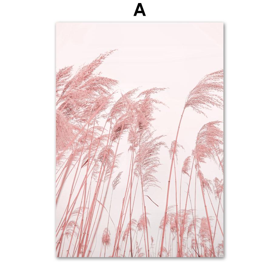 Oblak Tulipán Větrný mlýn Květ Jezero Pampeliška Rákos Pták Nástěnná Umělecká reprodukce Obraz na plátně Severský plakát Dekor Obrazy do obývacího pokoje