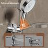 Adjustable Suction Cup Shower Head Holder - Movable, Punch-Free Installation for Home Bathroom.