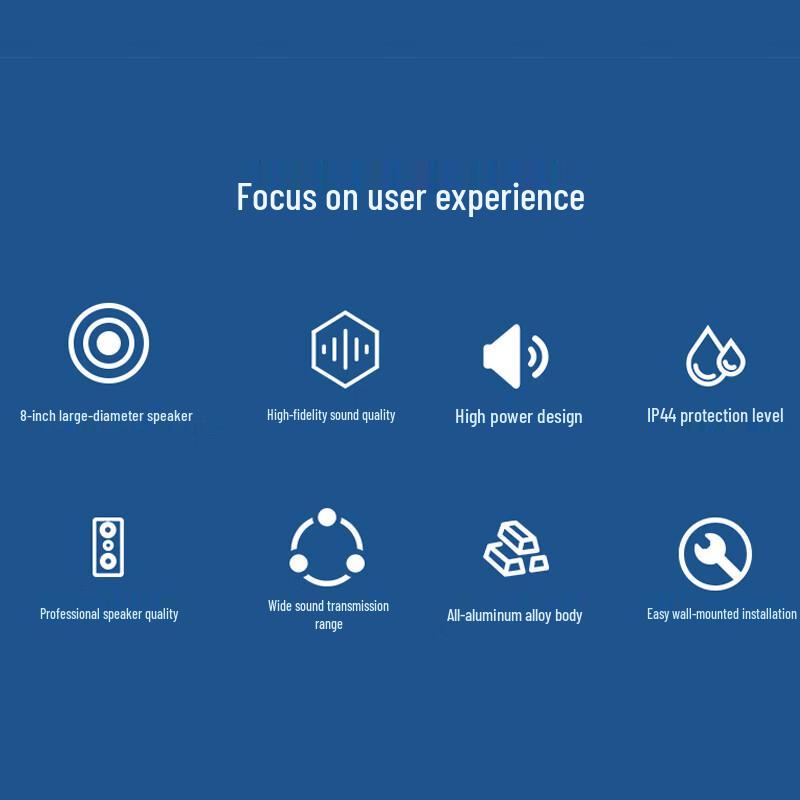 TAKSTAR MG-848YZ 480W 8-inch Waterproof Column Speaker