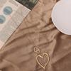 Necklace Fashion Love Heart Pendant Long Necklace Women'S Metal Sweater Chain