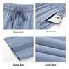 ROMON Men's Ice Silk Quick-Dry Cropped Sports Pants