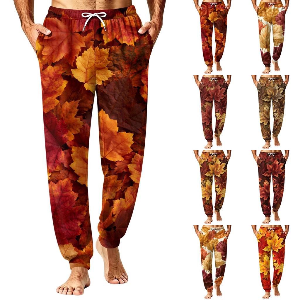 Men's Sleep Pants for Fall and Winter, Pajama Bottoms for Cold Home Lounging and Bedtime