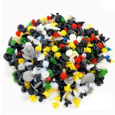 100Pcs Car Clips Fastener Screws Bumper Interior Decoration Auto Mixing Universal Plastic Screw Door Trim Panel Clip