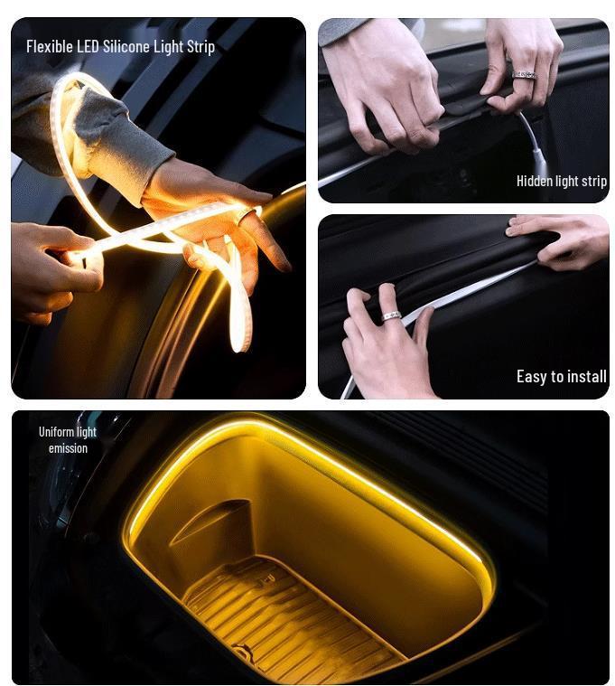 Tesla Model 3/Y Front Trunk Ambient Light Strip for Hood Interior Modification