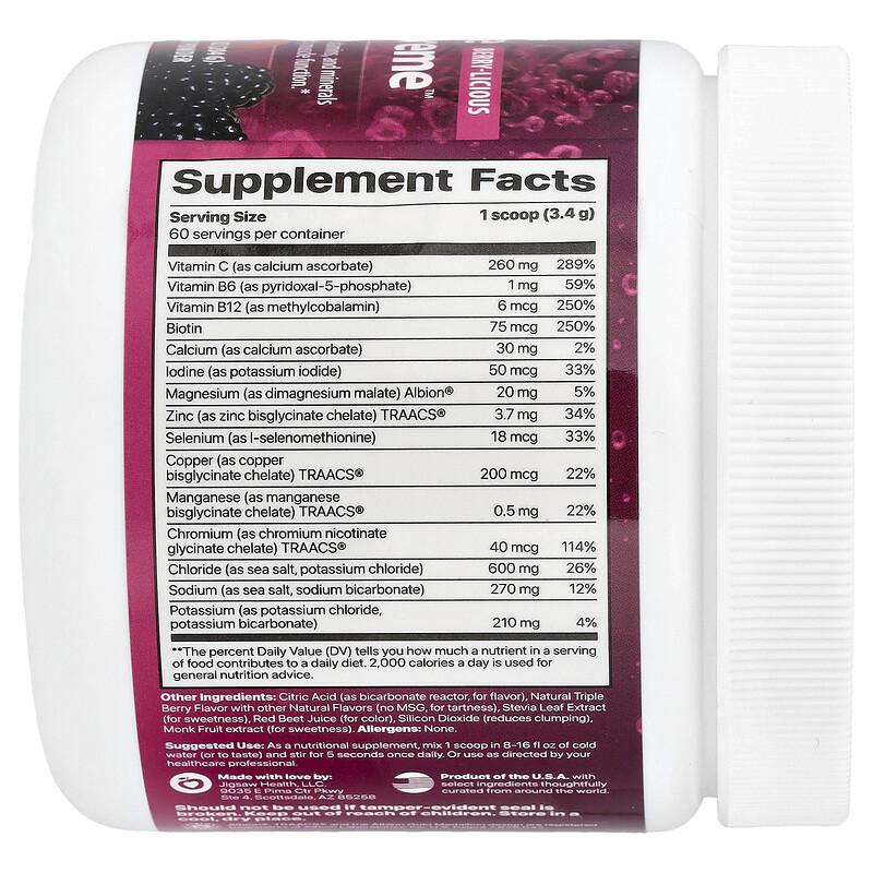 Electrolyte Supreme™, Berry-Licious, 7.2 oz (204 g)