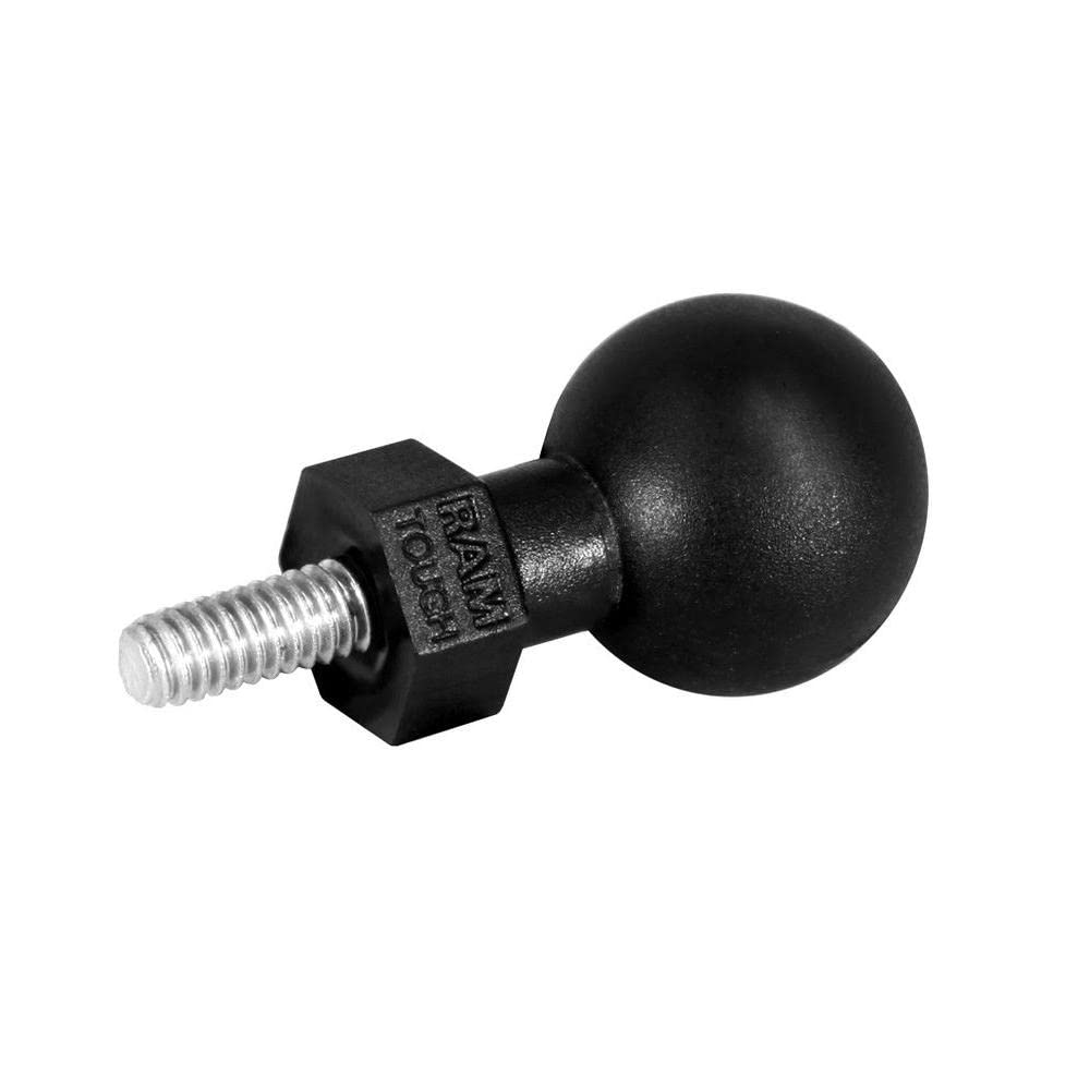 

RAM MOUNTS Base Ball Mount M8 x P1.25 x Neck Length 8mm Black чёрный