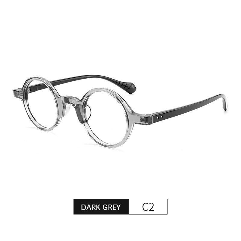 2024 New Japanese Vintage Large round Frame Acetate Glasses Frame Men Eyeglasses Frame Women Luxury Brand Eyewear