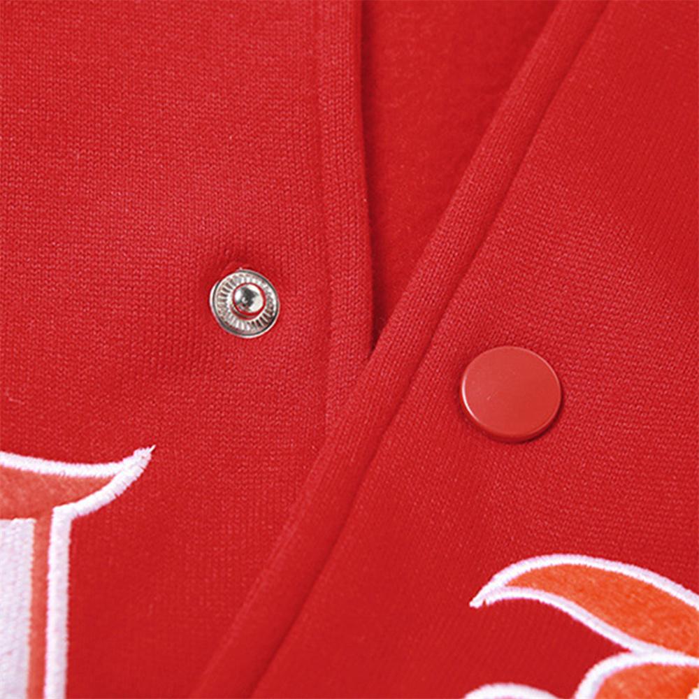 Modna Ulica Nadruk Literowy Seksowna Kurtka Krótka Kurtka Baseballowa Skórzany Rękaw Odzież Wierzchnia Haftowana Kurtka Bomberka