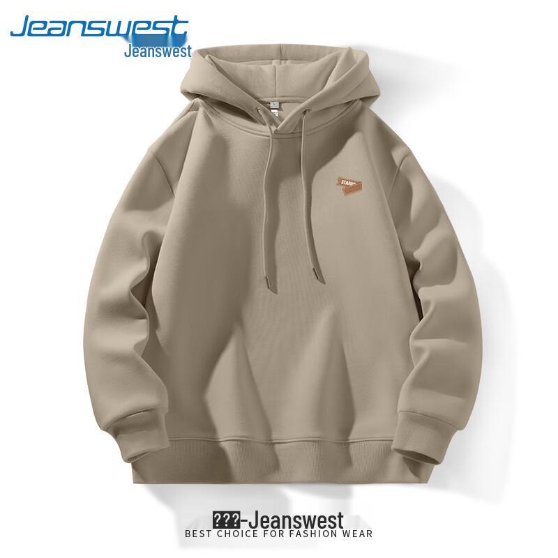 Jeanswest Men's 2025 Loose Fit Hooded Sweatshirt