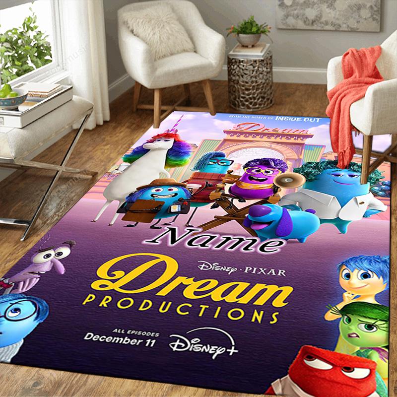 Custom 1Pc Inside Out Emotions Rug Office Carpet Indoor Outdoor Entrance Doormat Nonslip Soft And Comfortable Living Room D91681