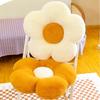 Daisy Flower-Shaped Plush Throw Pillow - Cozy & Cute Decorative Cushion for Bed and Sofa, Multicolor Soft Fabric Floor Pillow