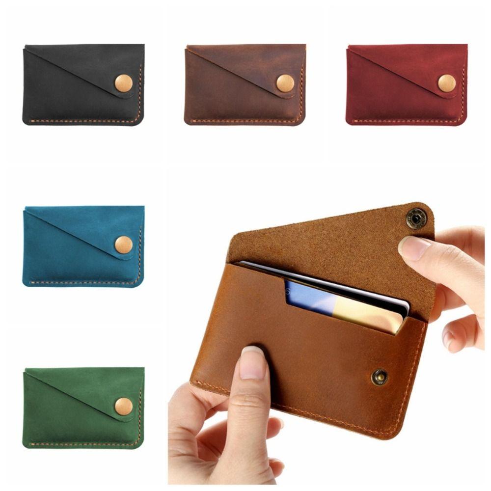 

PU Клатч Сумка Для Хранения Карты Портмоне Мужчины Тонкий Карманный Кошелек Ретро PU Кошелек Путешествия