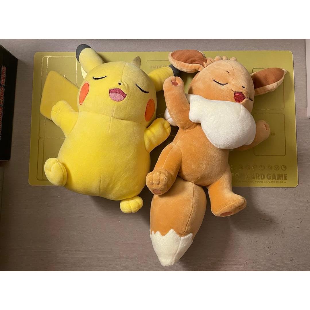 Chewy stuffed animal Pokmon Sleep Goodnight Pikachu Eevee